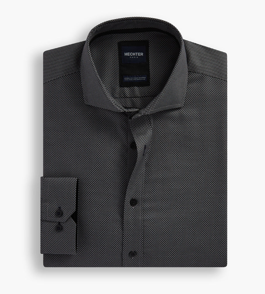 Modern Fit Non-Iron Dobby Dress Shirt