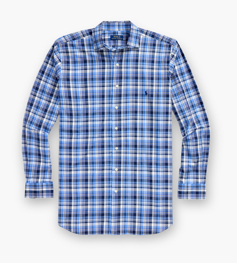 Plaid Poplin Shirt